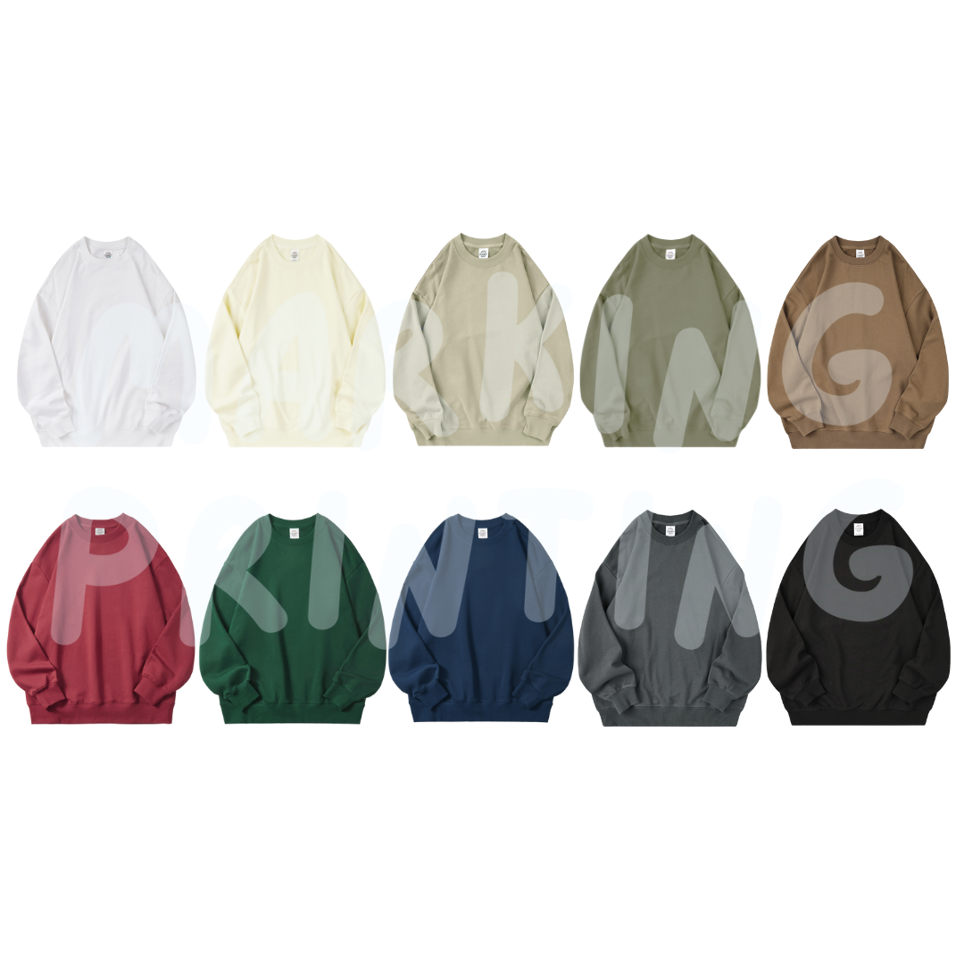 AG1026 350g heavyweight terry sweatshirt