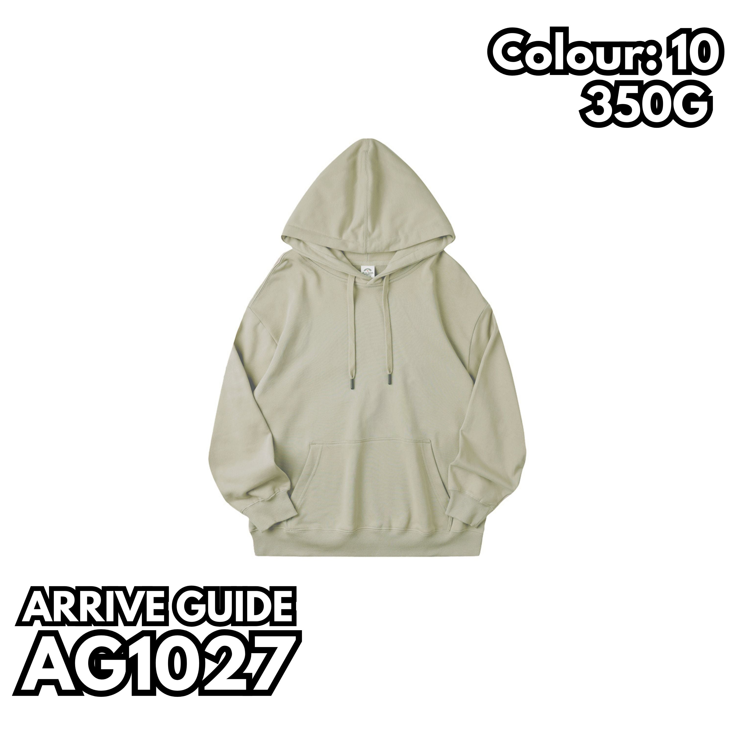 AG1027 350g heavyweight terry hooded sweatshirt 