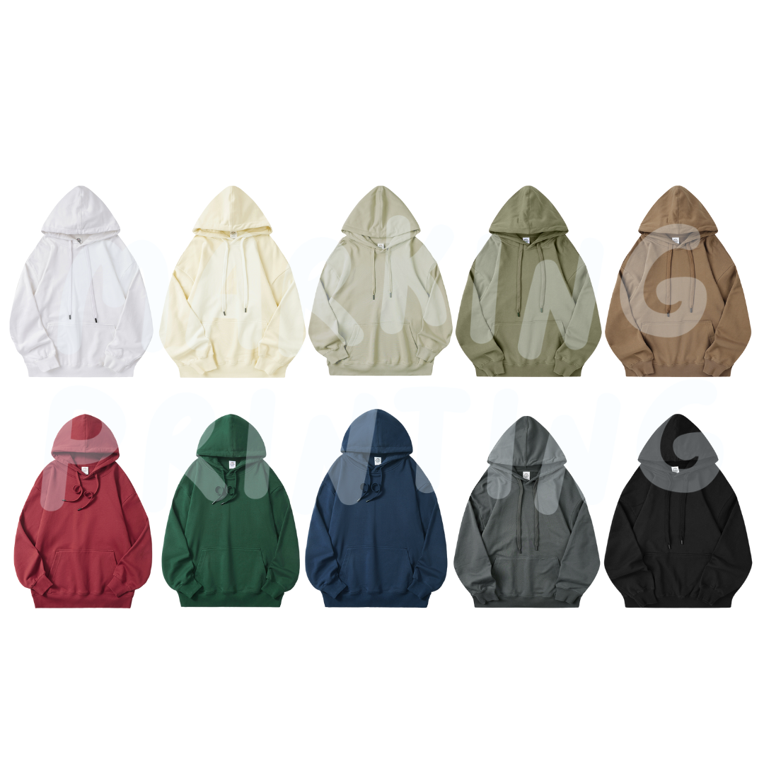 AG1027 350g heavyweight terry hooded sweatshirt 