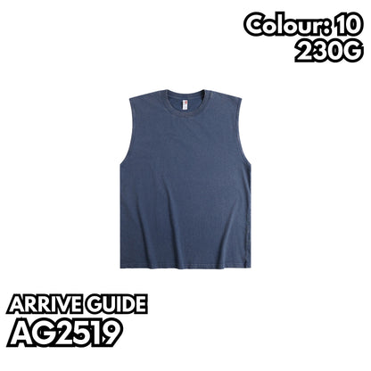 AG2519 重磅蠟染水洗背心