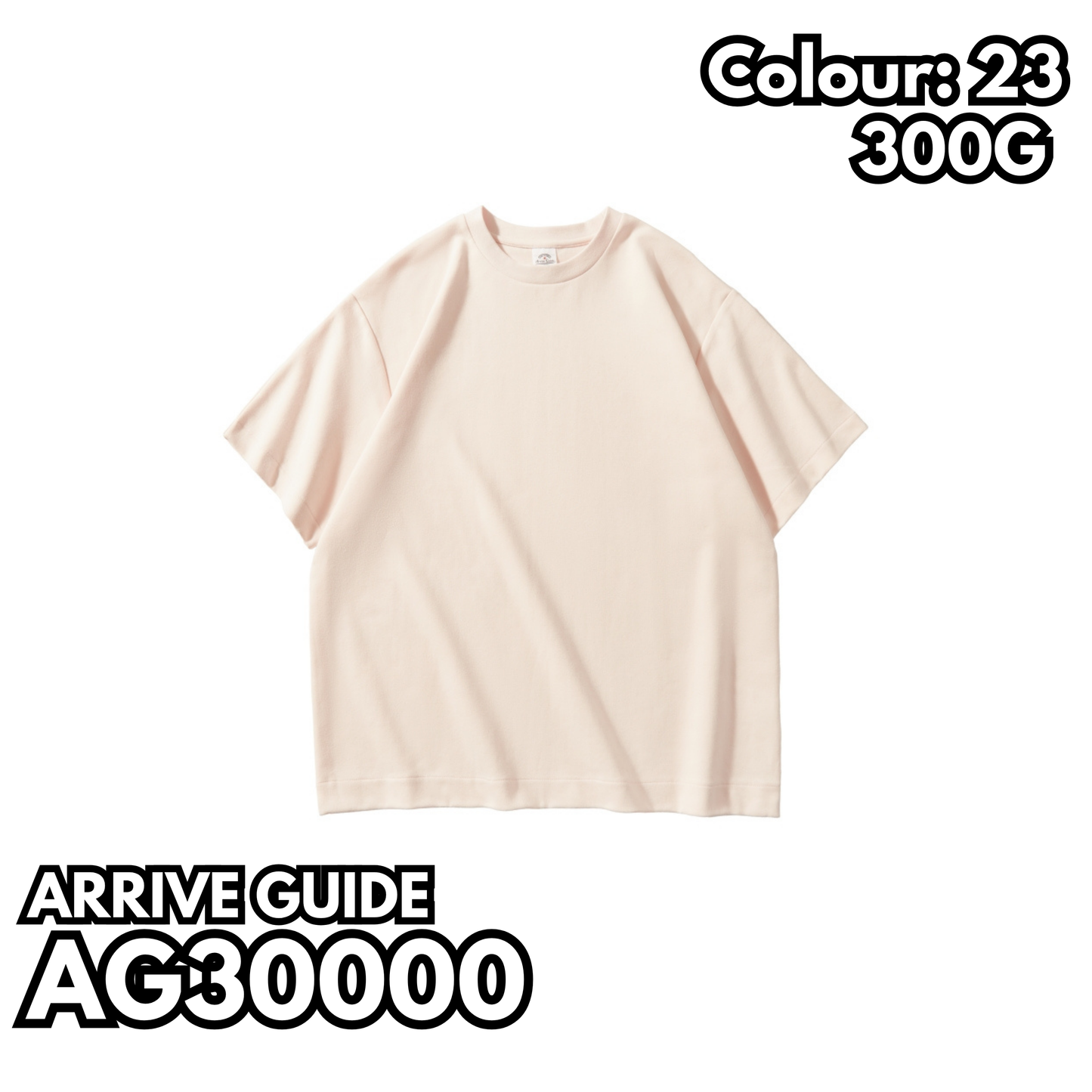 AG30000 超重磅落肩短袖TEE