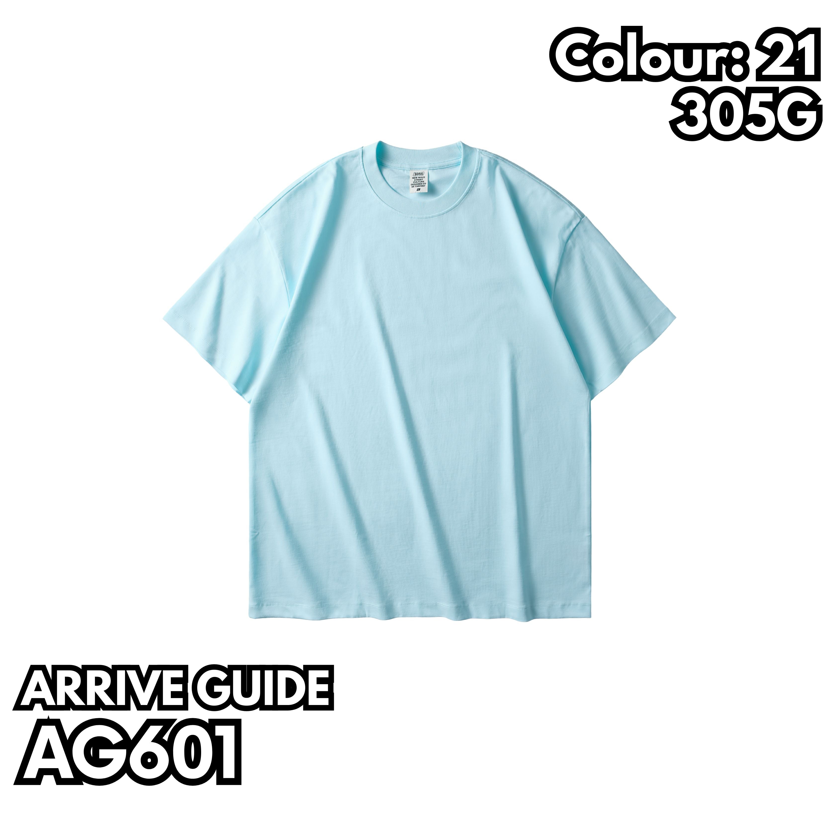 AG601 超重磅落肩短袖TEE