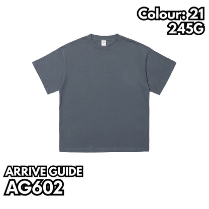 AG602 重磅落肩短袖TEE