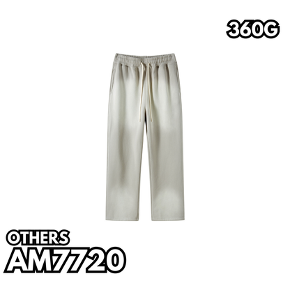 AM7720 360g velvet spray-dyed washed heavyweight straight trousers