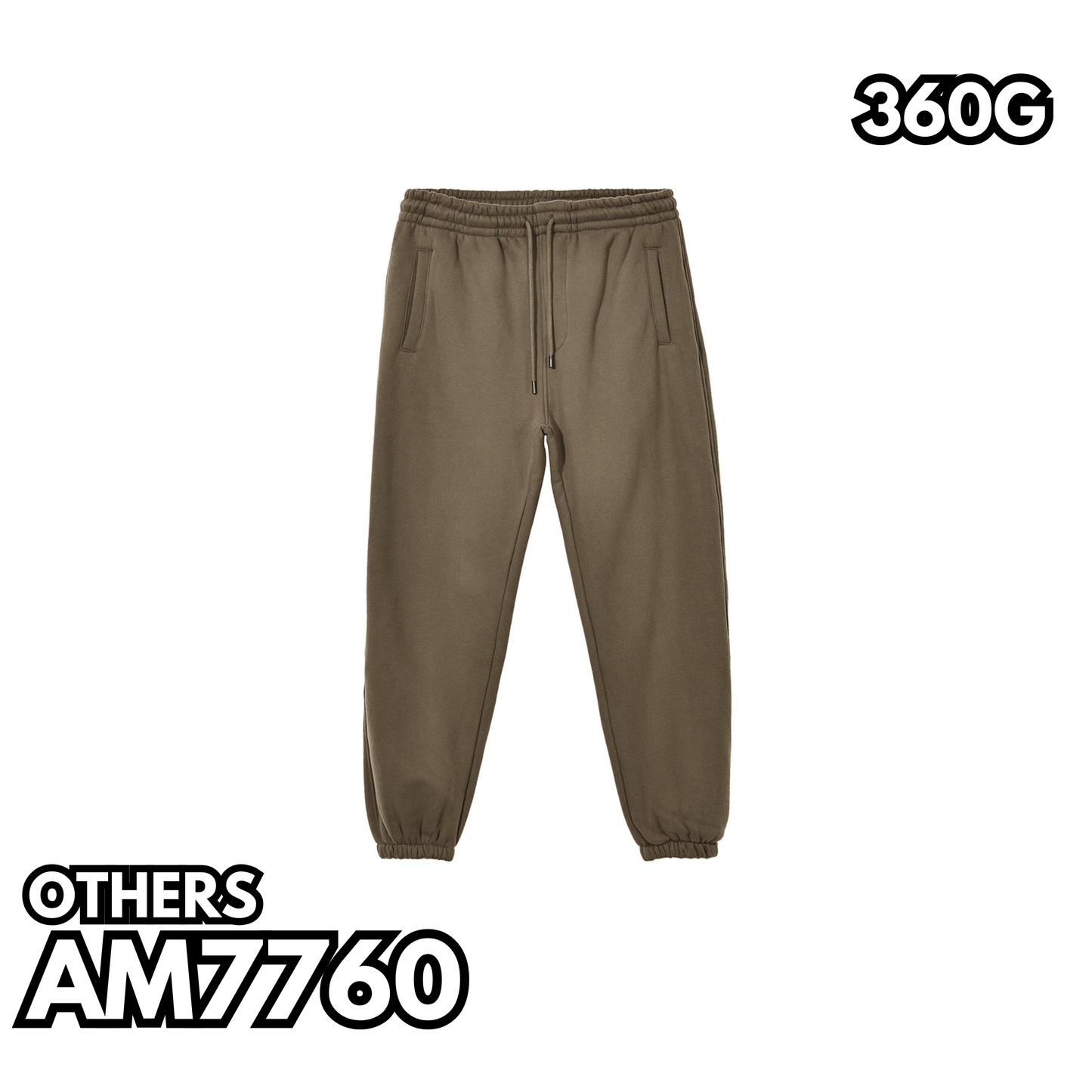 AM7760 360克搖粒絨重磅長褲