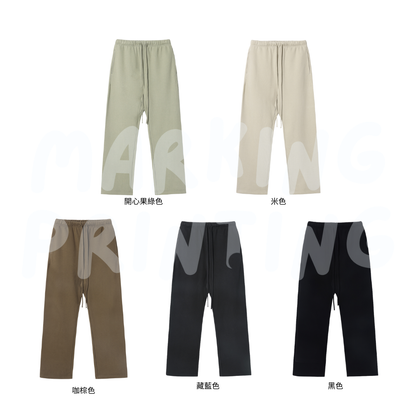 AM7790 365 velvet heavyweight straight trousers