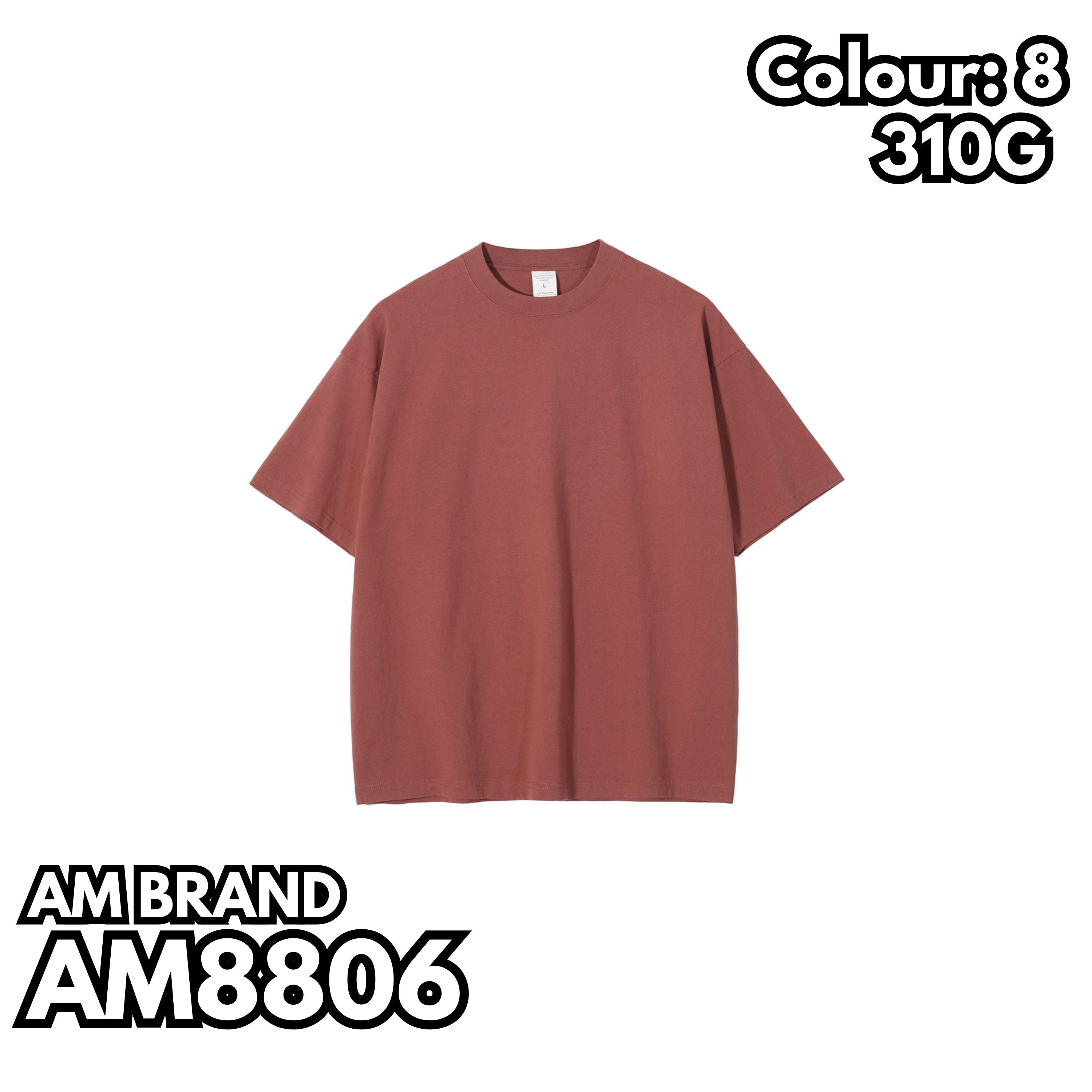 AM8806 超重磅水洗落肩短袖TEE