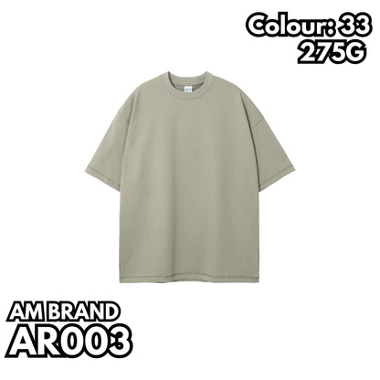 AR003 重磅落肩短袖TEE