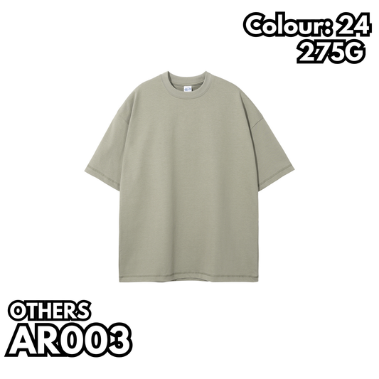 AR003 275g heavyweight drop shoulder short sleeve TEE