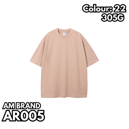 AR005 超重磅落肩短袖TEE