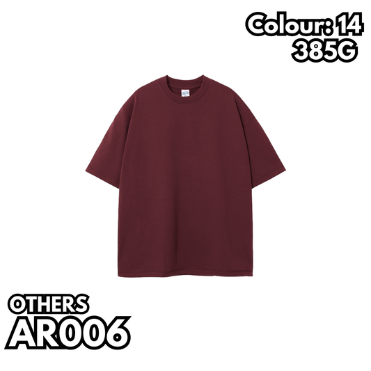AR006 385g super heavyweight drop shoulder short sleeve TEE