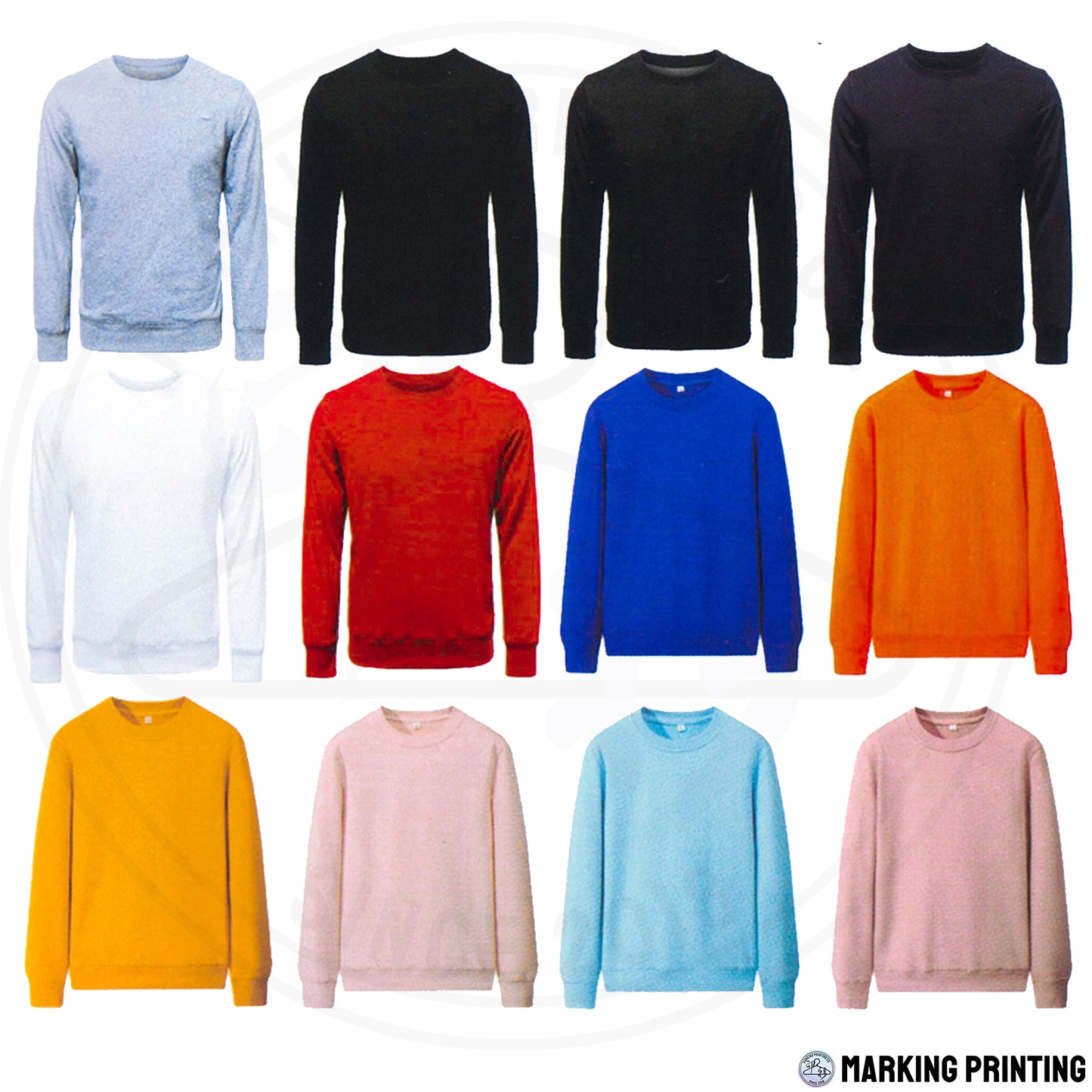 BYB002 300g round neck long sleeve sweatshirt