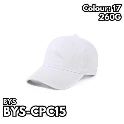 BYS-CPC15 260克純棉軟頂棒球帽