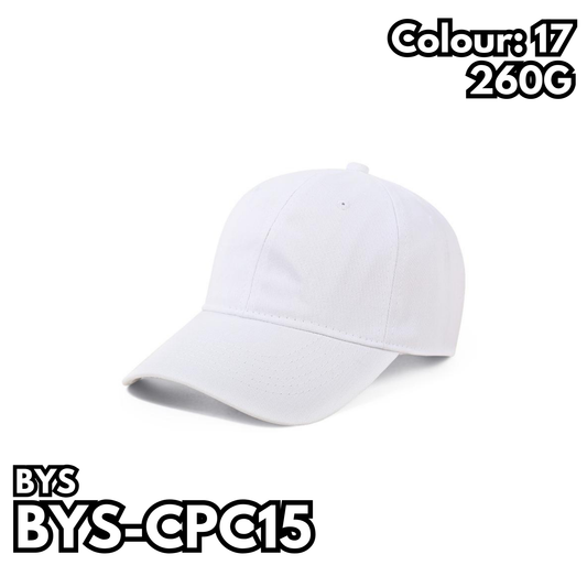 BYS-CPC15 260克純棉軟頂棒球帽