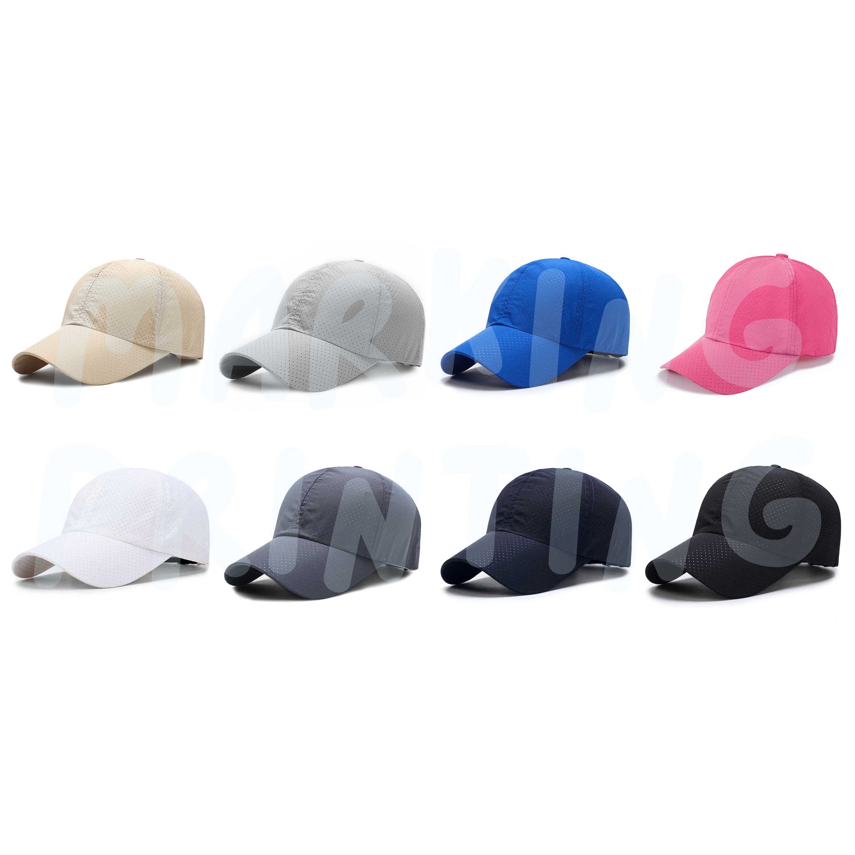 BYS-CPA6 170g quick-drying mesh soft top baseball cap