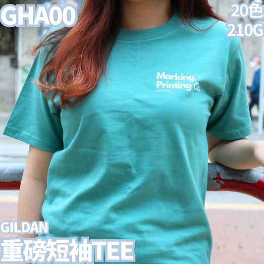 GHA00 210g heavyweight short-sleeved TEE