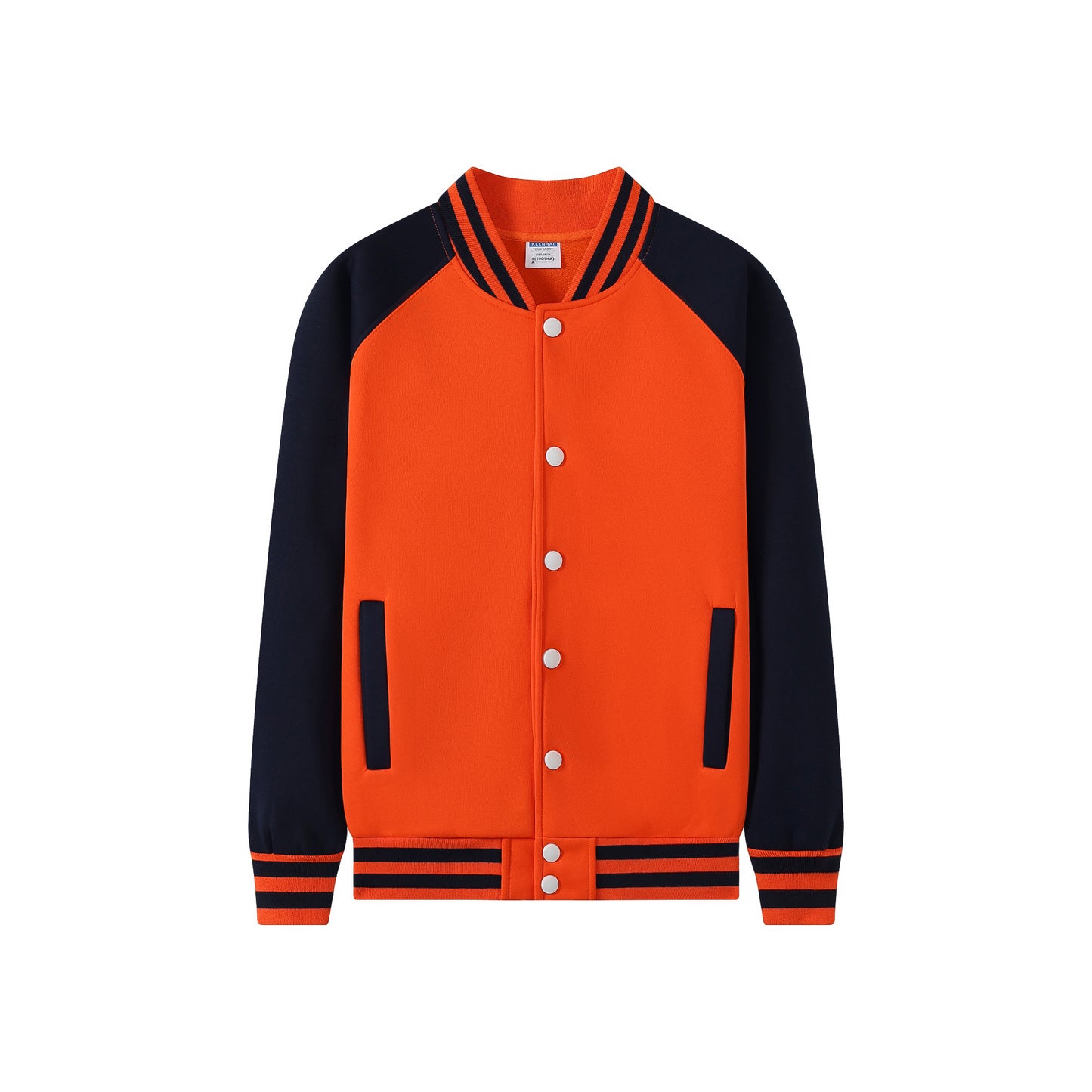 MT722 600g Heavyweight Raglan Button Baseball Jacket