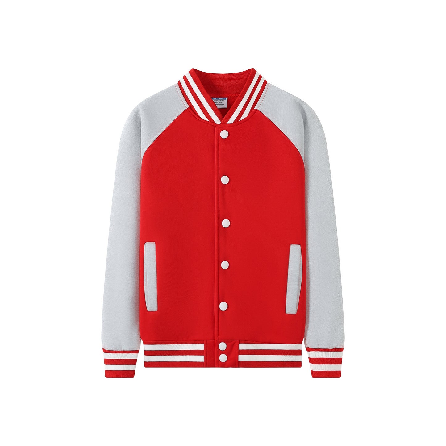 MT722 600g Heavyweight Raglan Button Baseball Jacket