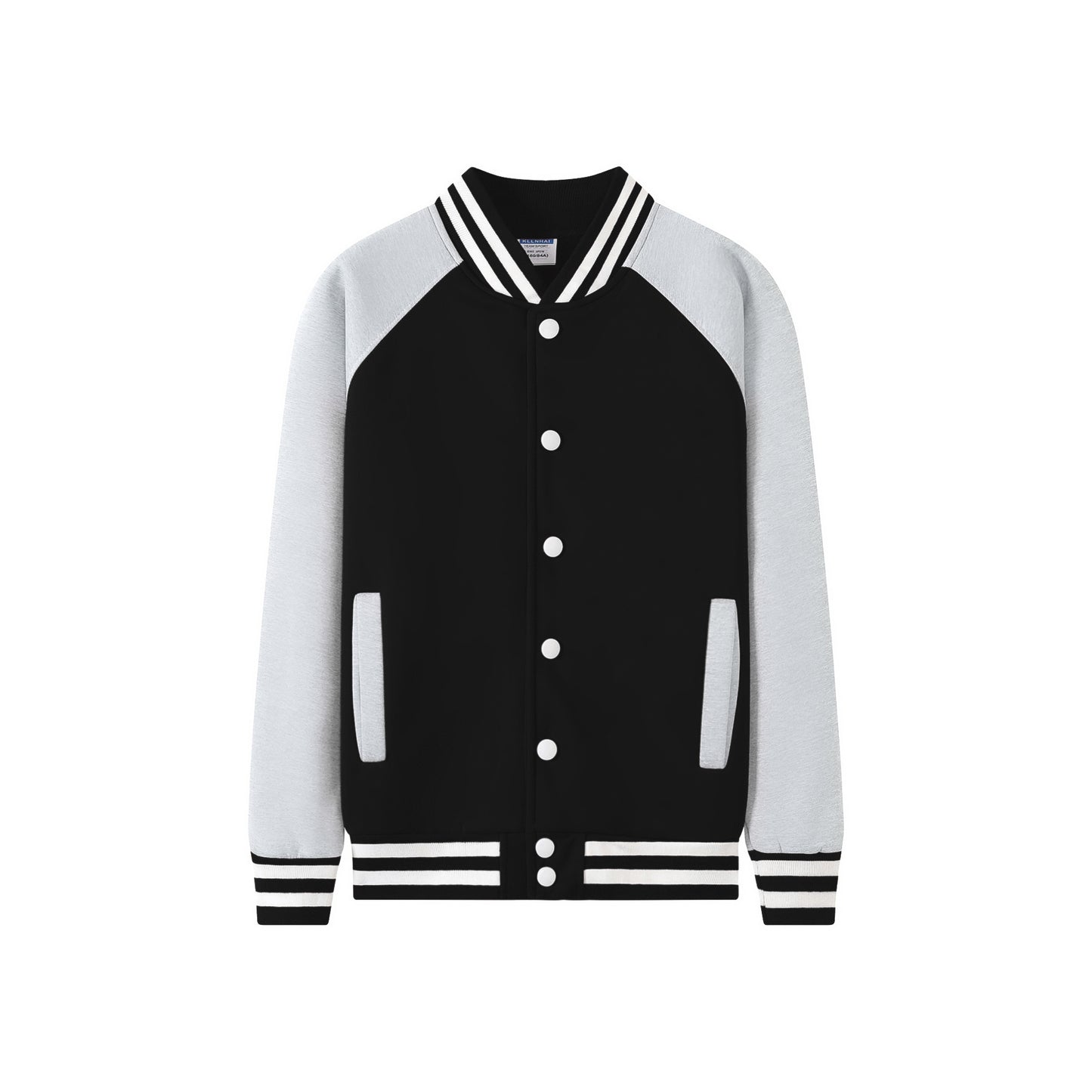 MT722 600g Heavyweight Raglan Button Baseball Jacket