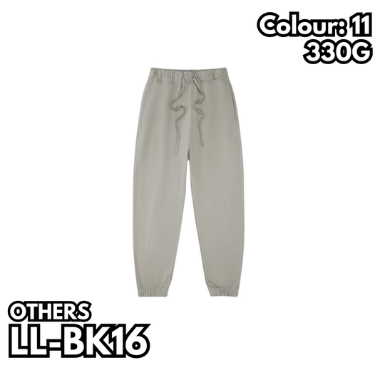 LL-BK16 330克童裝純棉毛圈衛褲