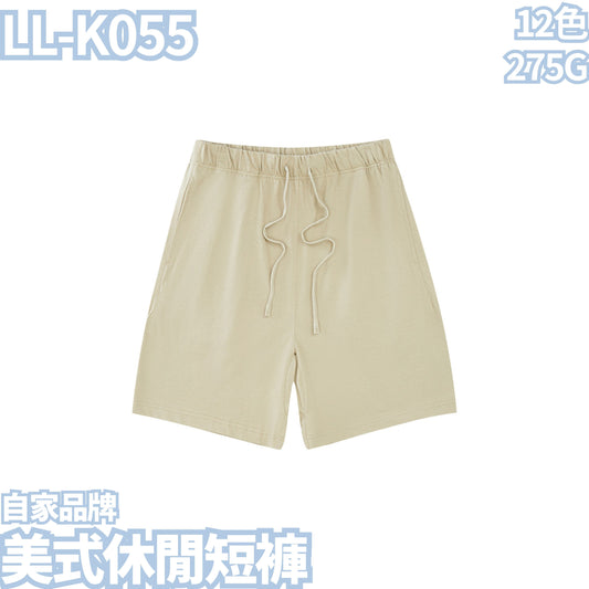 LL-K055 275G pure cotton American casual shorts