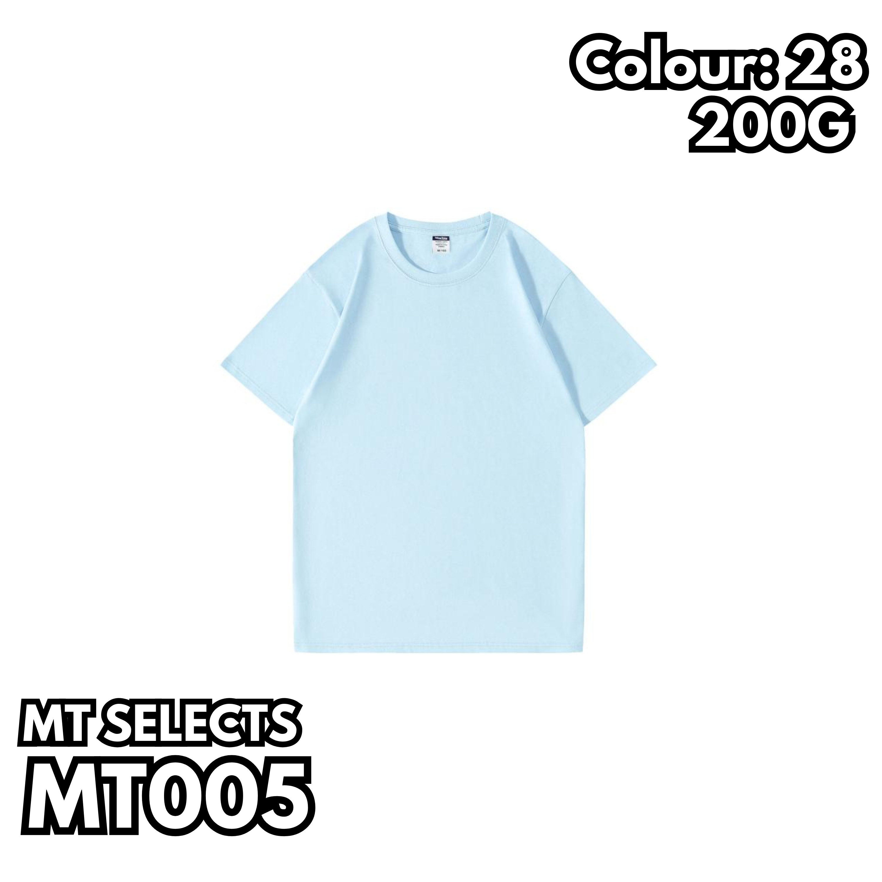 MT005 200g short sleeve TEE 