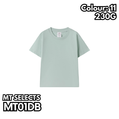 MT01DB 童裝重磅短袖TEE