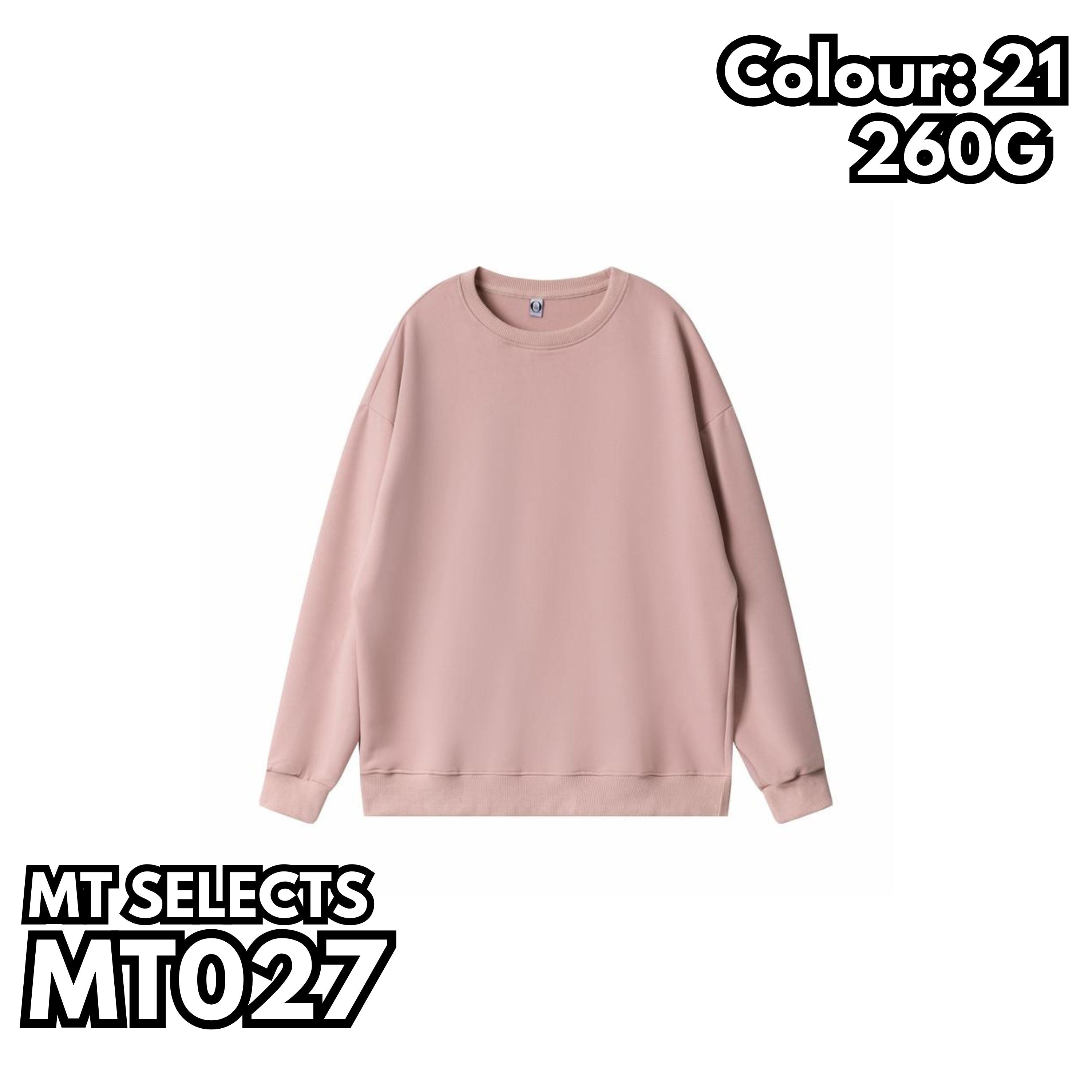 MT027 小落肩衛衣