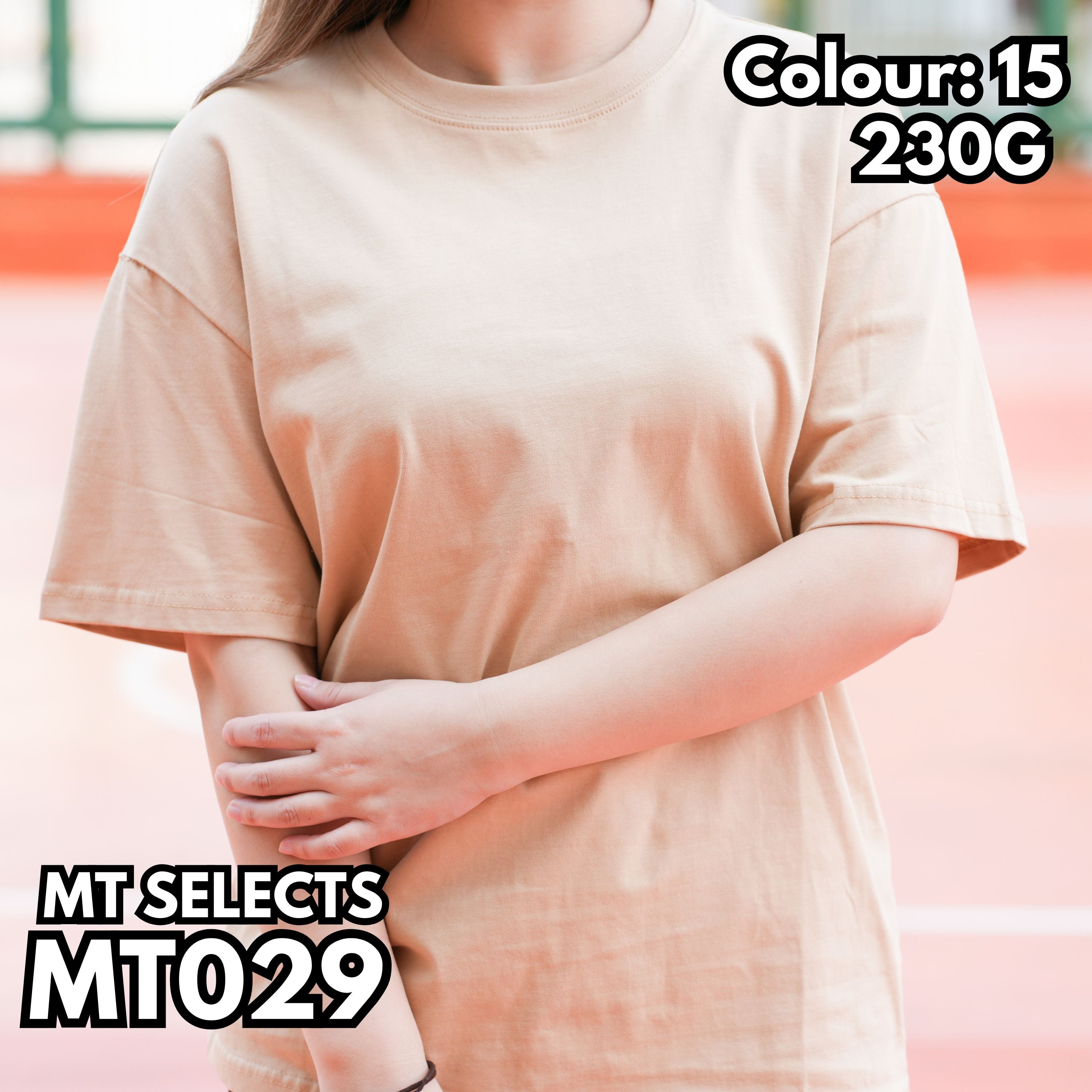 MT029 重磅落肩短袖TEE