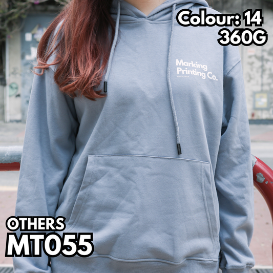 MT055 360克重磅落肩連帽衛衣