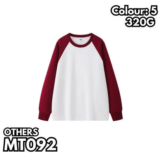 MT092 320克插肩衛衣