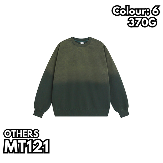 MT121 重磅漸變水洗毛圈衛衣