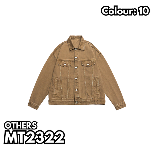 MT2322 落肩牛仔褸