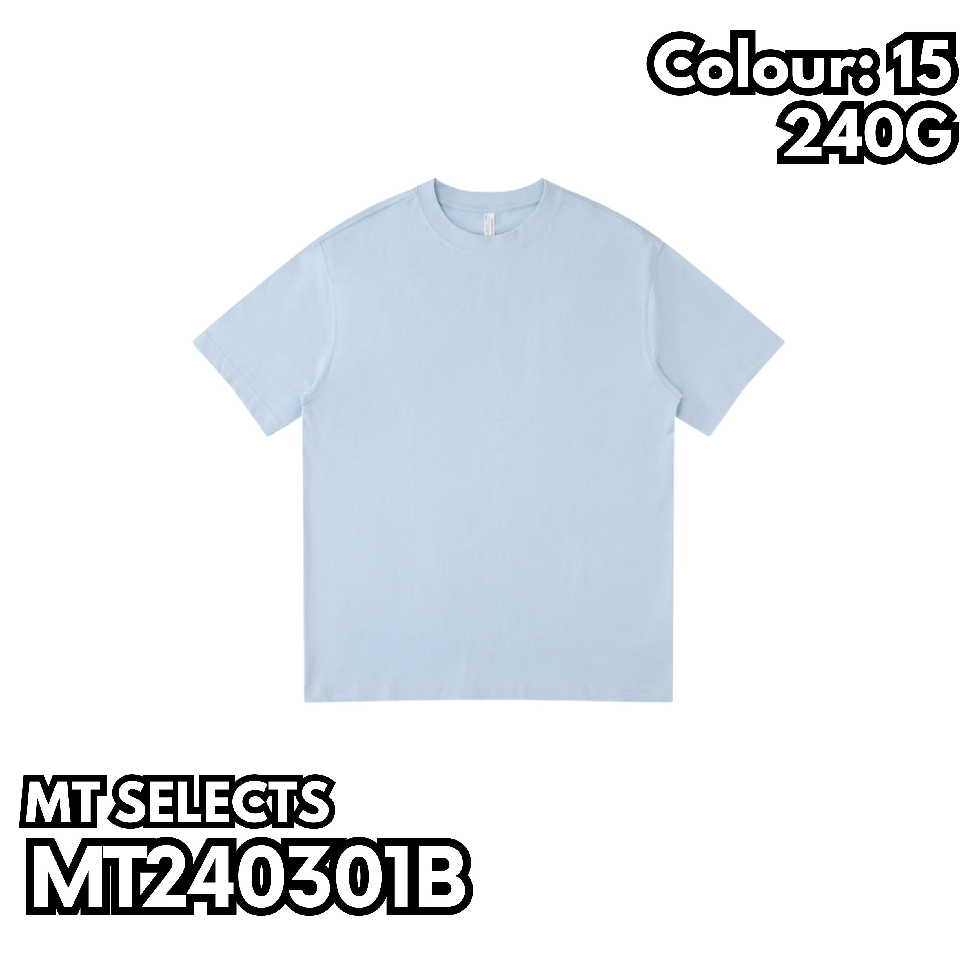 MT240301B 童裝重磅落肩短袖TEE