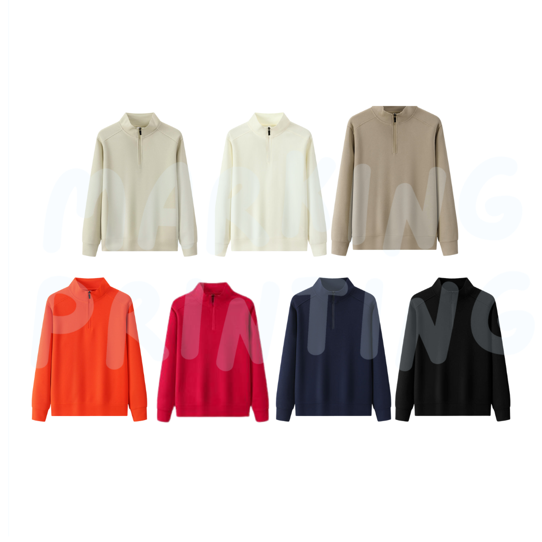 MT3807 Waffle Half Zip Sweatshirt 