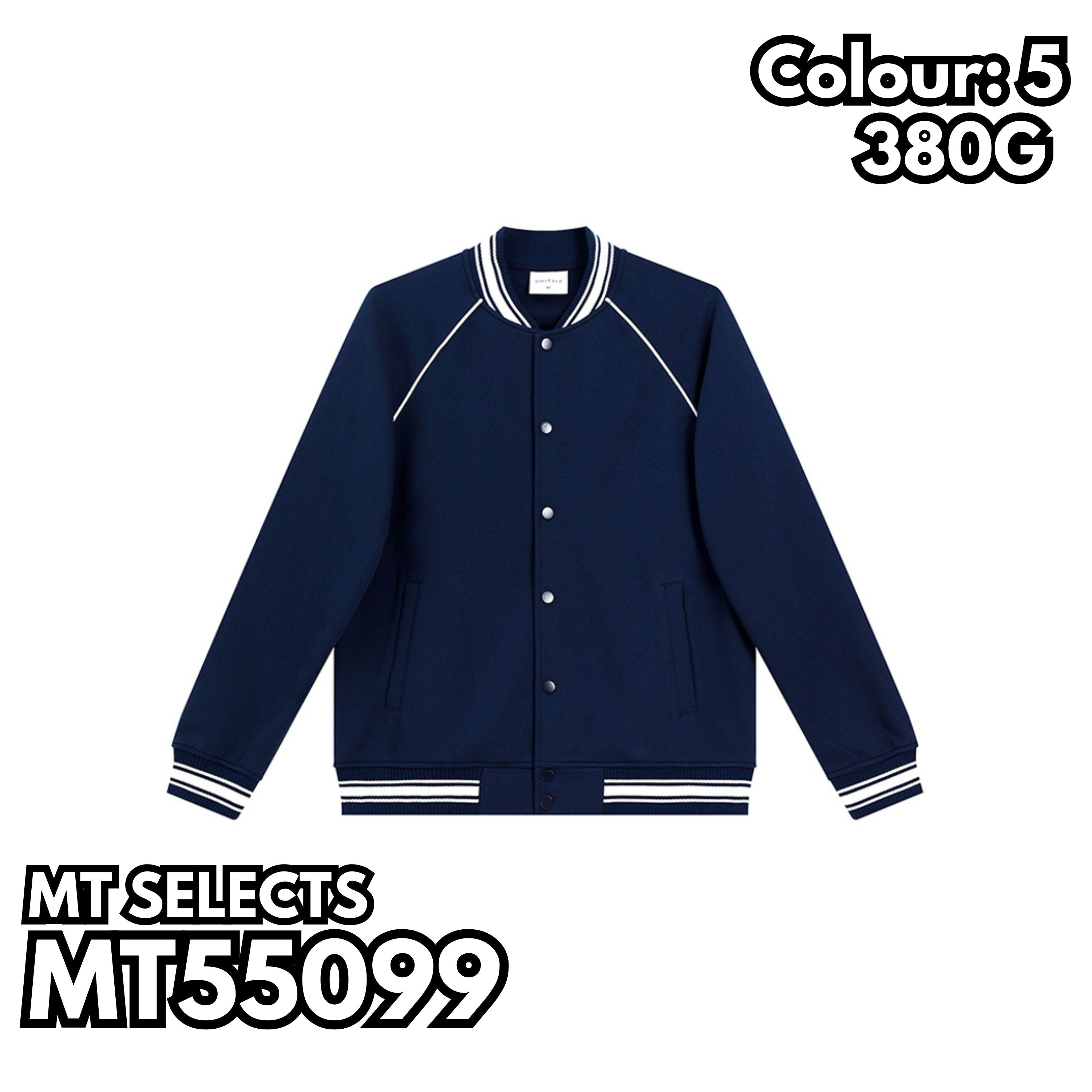 MT55099 重磅插肩棒球褸