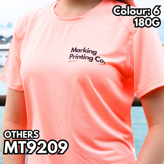 MT9209 180克水晶絲速乾短袖TEE