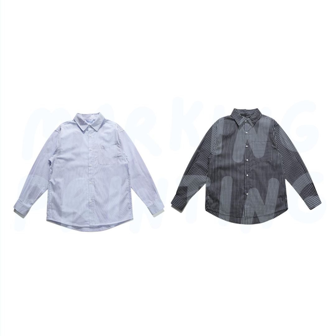MTCS05 200g Pocket Checkered Shirt Jacket