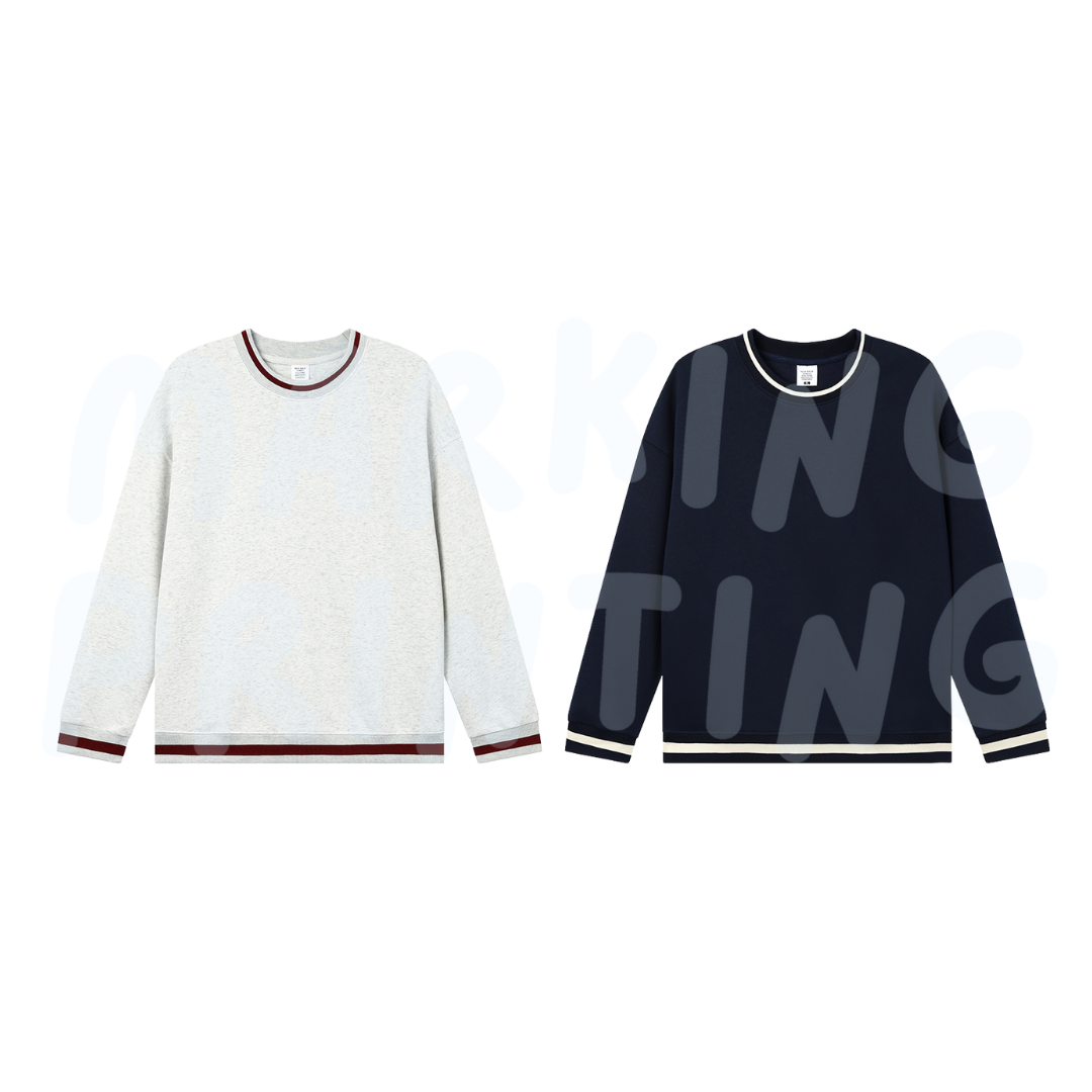 MTD28 320g contrast color sweatshirt 