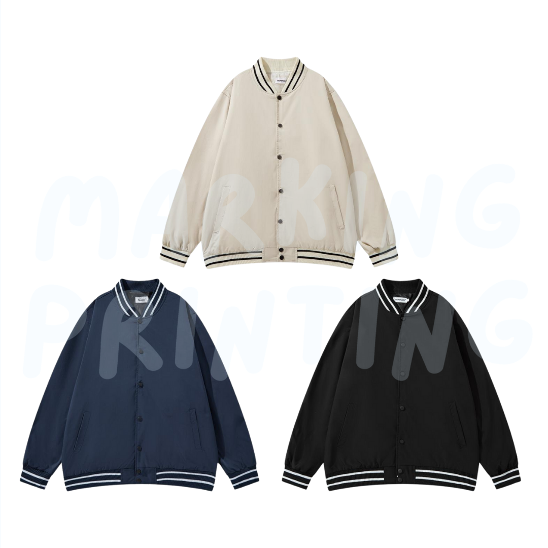 MTD703 Oxford Baseball Jacket 