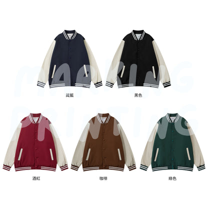 MTD807 牛津布落肩棒球褸