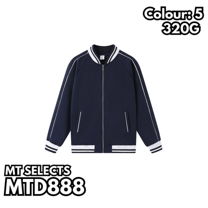 MTD888 拉鍊棒球褸