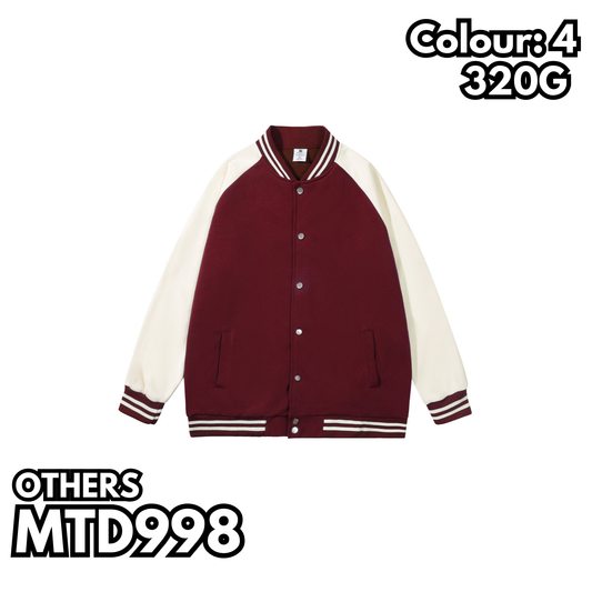 MTD998 320克插肩棒球服