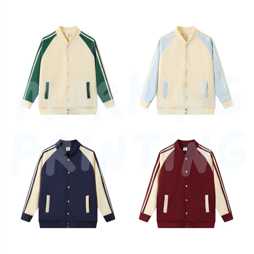 MTD999 330g raglan baseball jacket