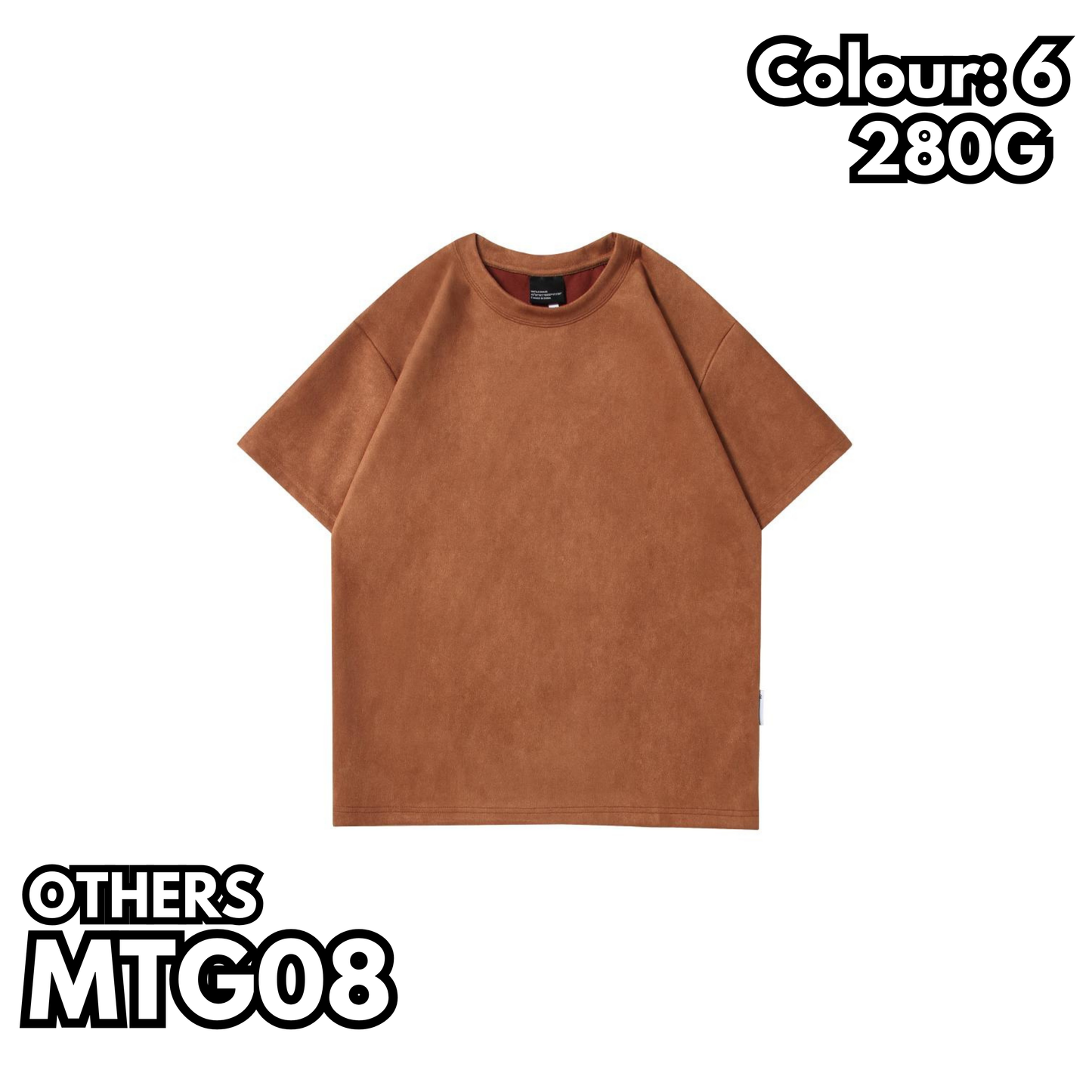 MTG08 280g suede heavy short sleeve TEE