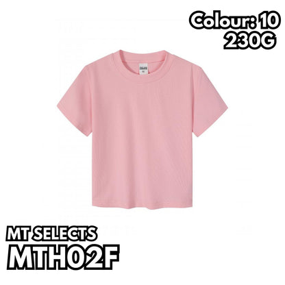 MTH02F 女裝短版重磅短袖TEE