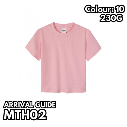 MTH02F 女裝短版重磅短袖TEE