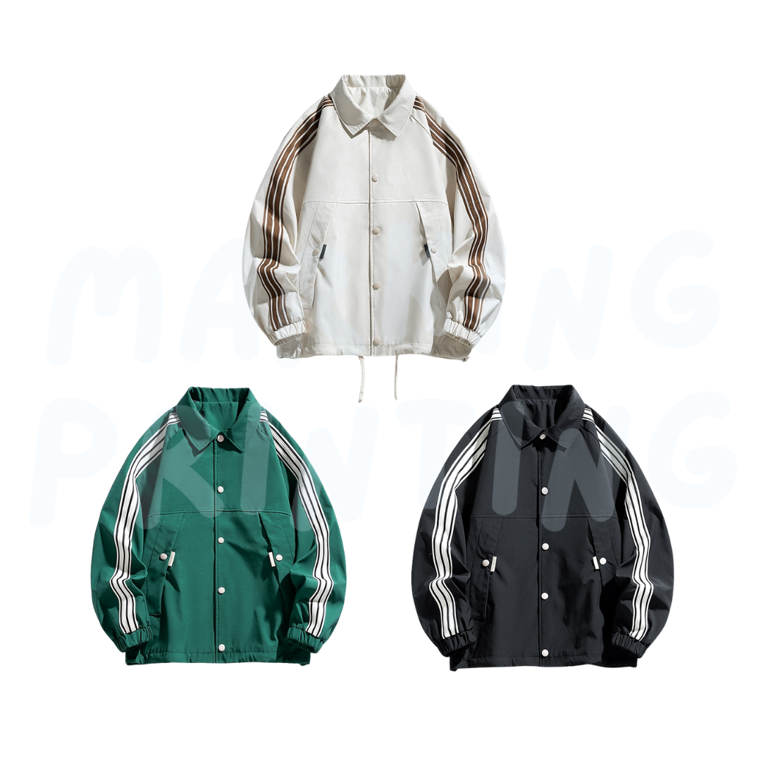 MTJ2410 Contrast Color Coach Jacket 