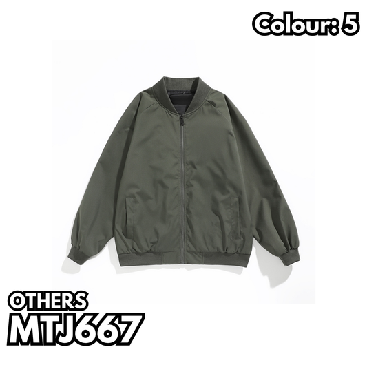 MTJ667 拉鍊飛機褸