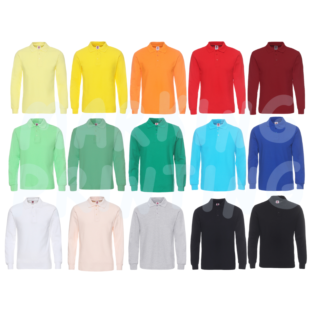 MTPAD01 220g long sleeve POLO shirt 